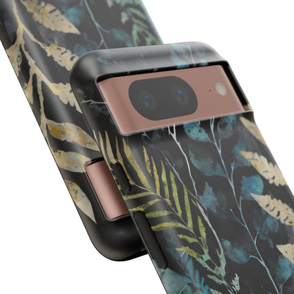 Dark Floral Tough Phone Case