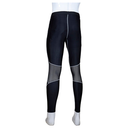 MRX Men's Compression Trouser Pant Base Layer Active Wear Black-Gray