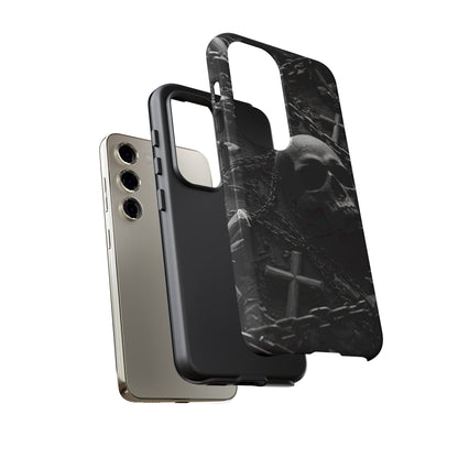 Gothic Skull Tough Phone Case