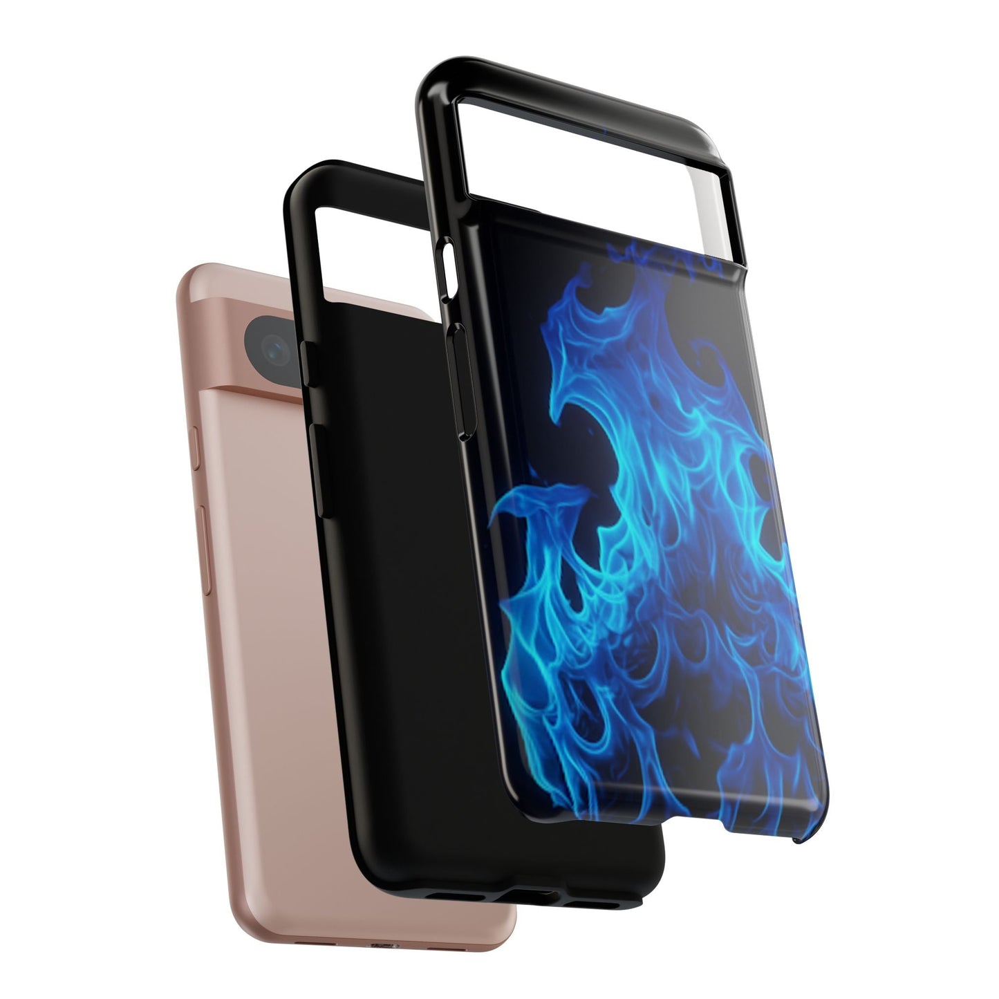 Blue Flames Tough  Phone Case