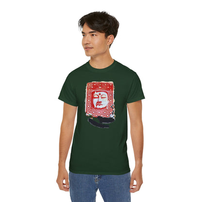 Fine Art Buddha Tablet Print Unisex Ultra Cotton Tee