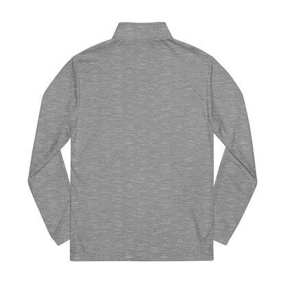 "Gecko Mom" adidas® Eco-Performance Embroidered Quarter-Zip Pullover