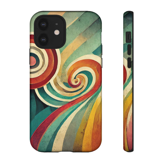 Colorful Swirl Tough Phone Case