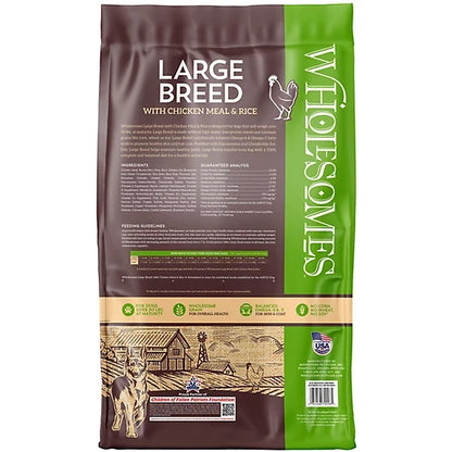 Wholsomes Dog Adult Large Breed (40lb)