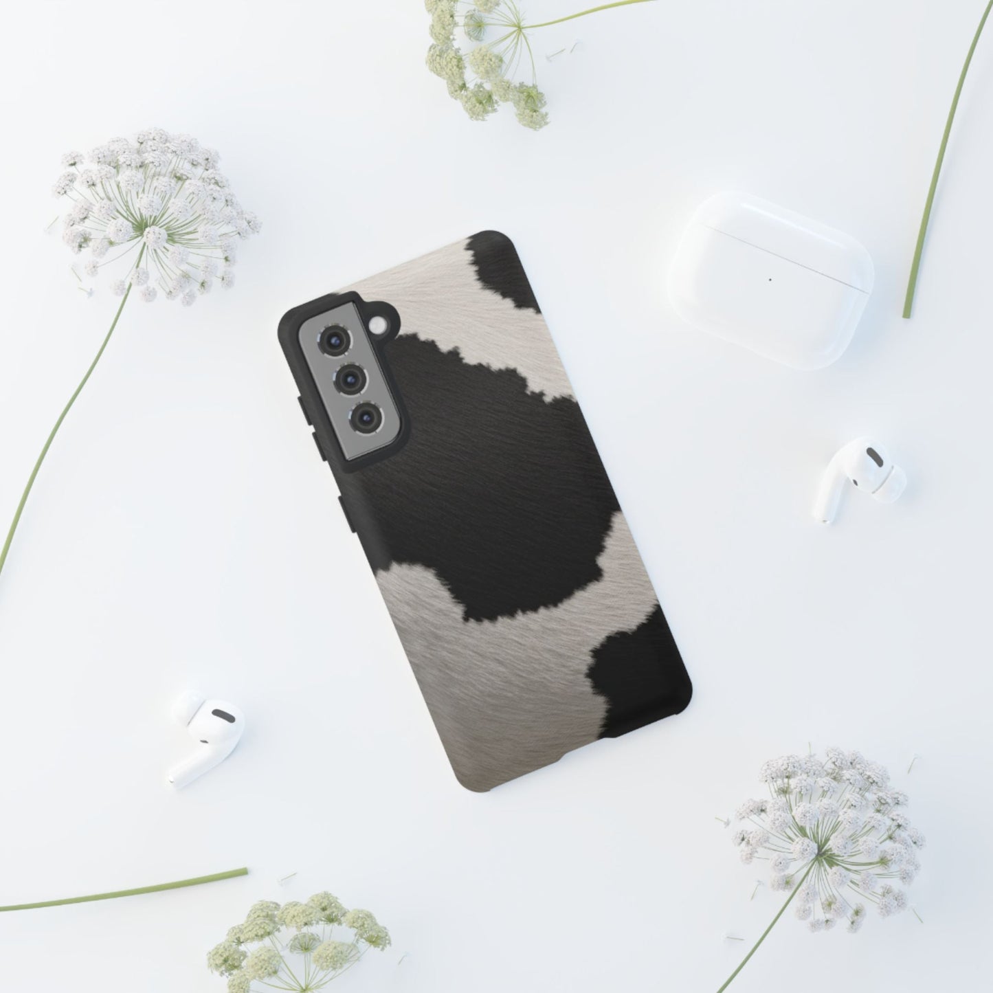 Stylish Cow Print Tough Phone Case