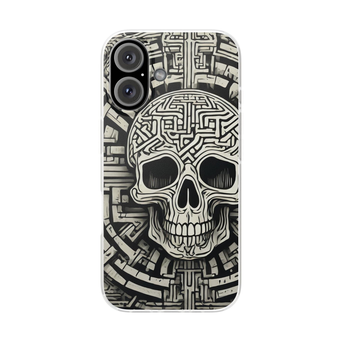 Gothic Skull Maze Flexi Case