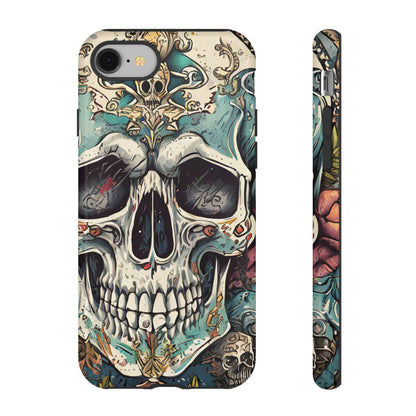 Abstract Skull Tough Phone Case