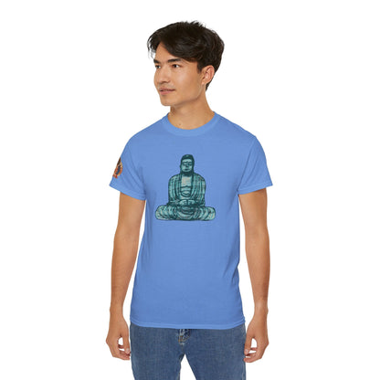 Fine Art Buddha Chalk Drawing Print Unisex Ultra Cotton Tee