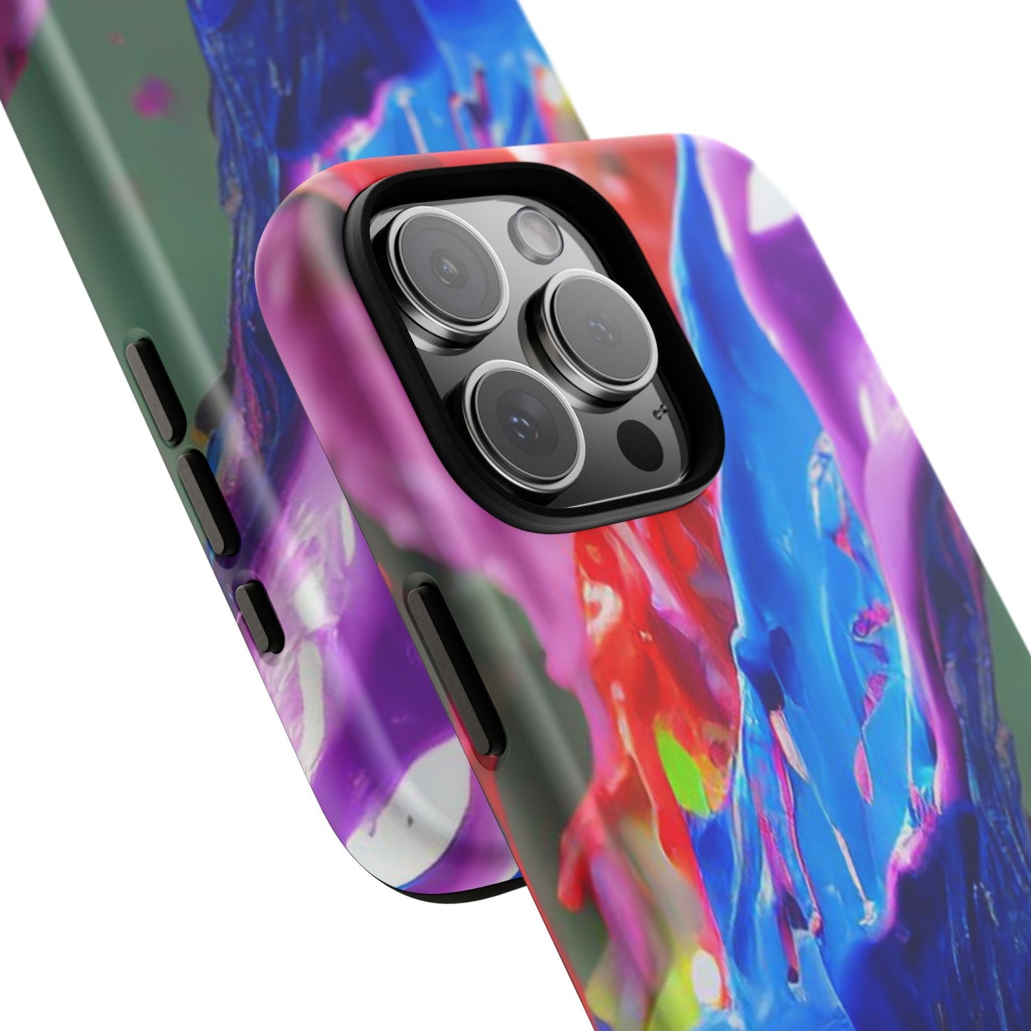 Vibrant Color Splash Tough Phone Case
