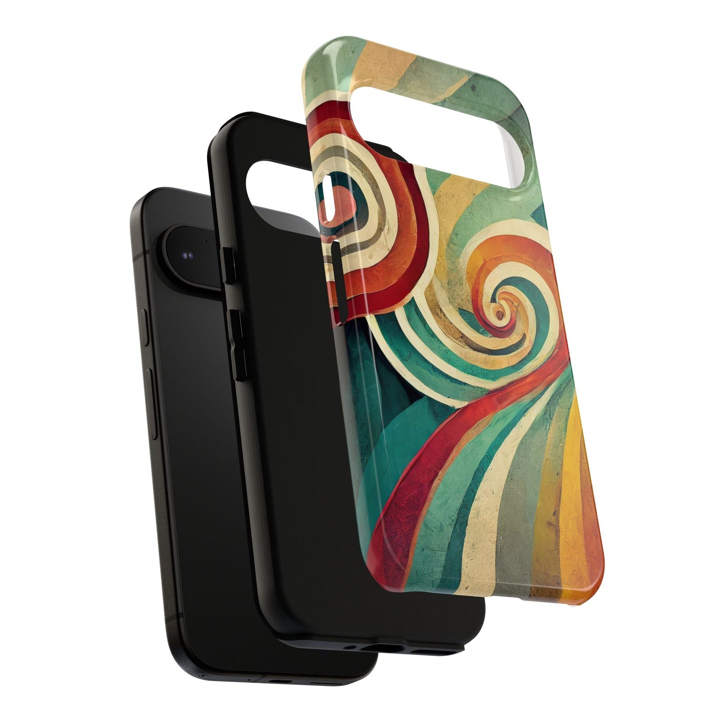 Colorful Swirl Tough Phone Case