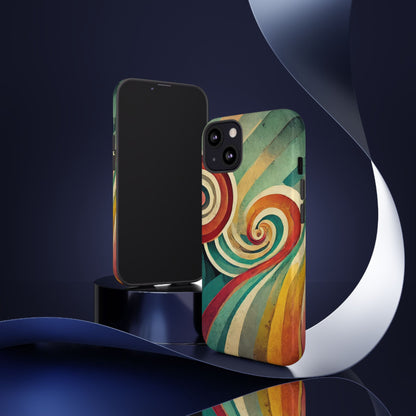 Colorful Swirl Tough Phone Case