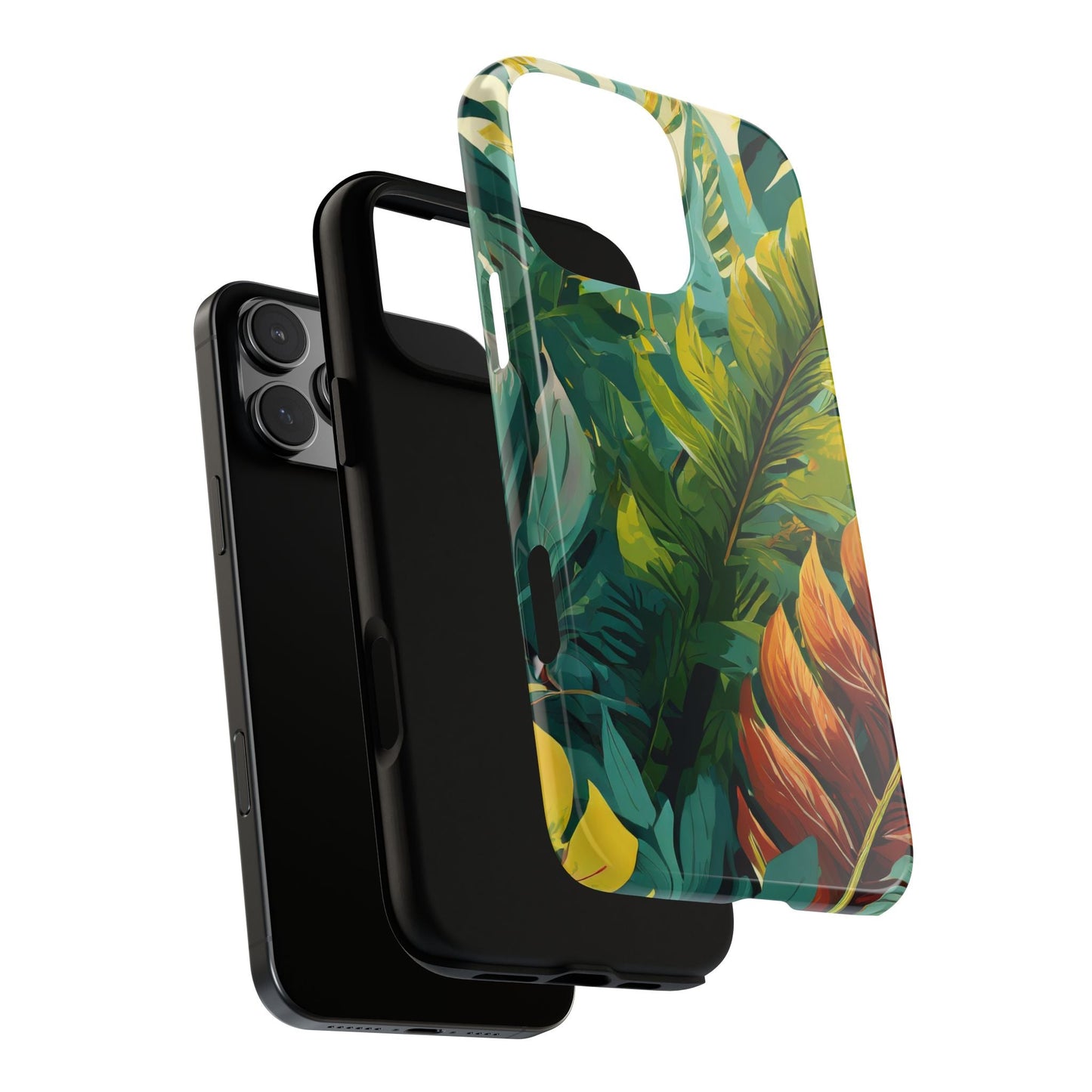 Tropical Leaf Tough Phone Case