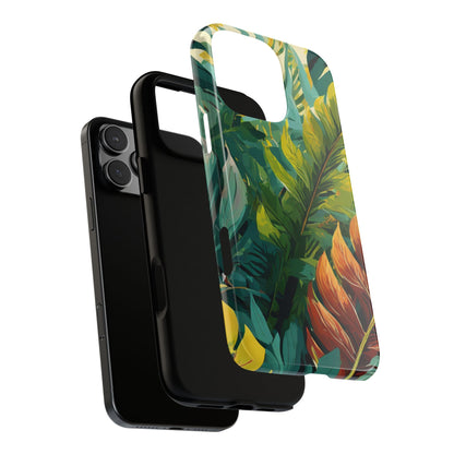 Tropical Leaf Tough Phone Case