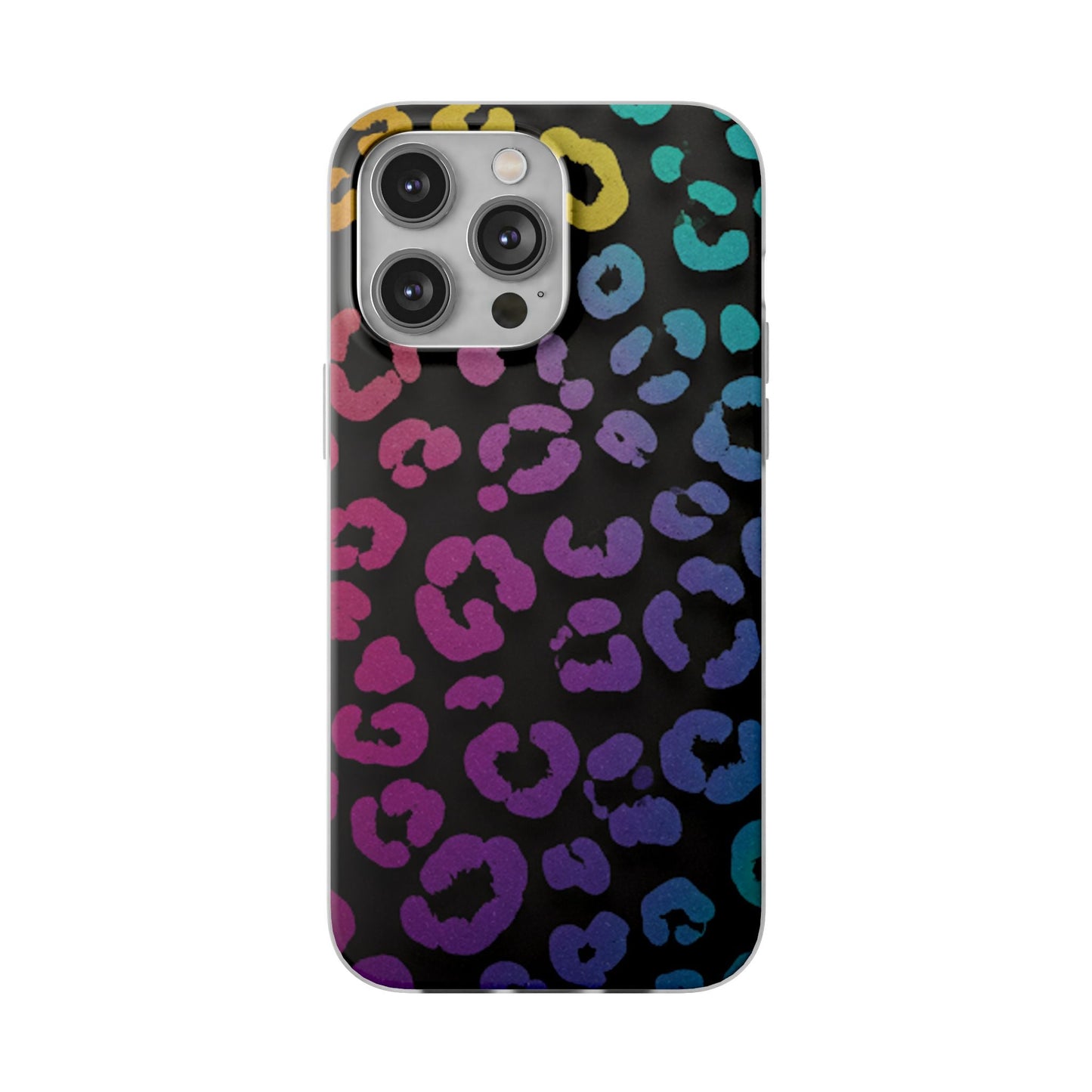 Vibrant Leopard Print Flexi Phone Case