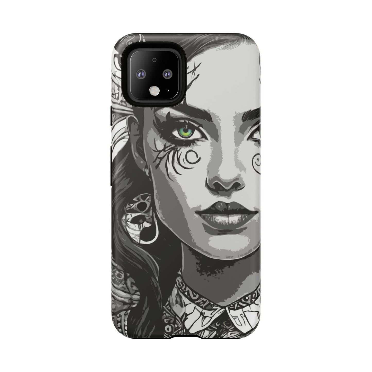 Green Eyed Devilish Beauty Tough Phone Case