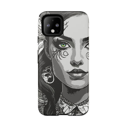 Green Eyed Devilish Beauty Tough Phone Case