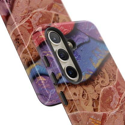 Abstract Painted Lace Tough Phone Case