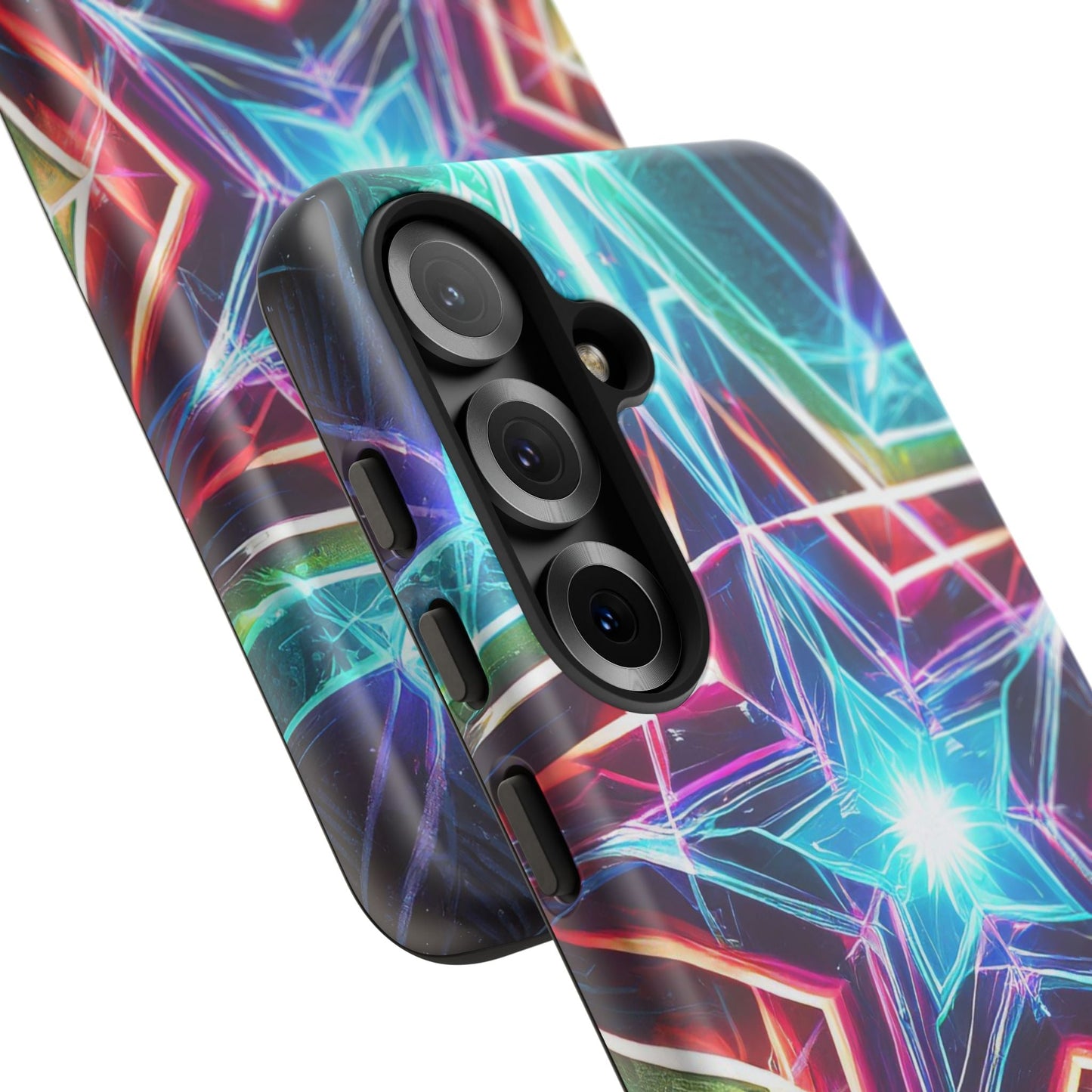 Neon Light Stars Tough Phone Case