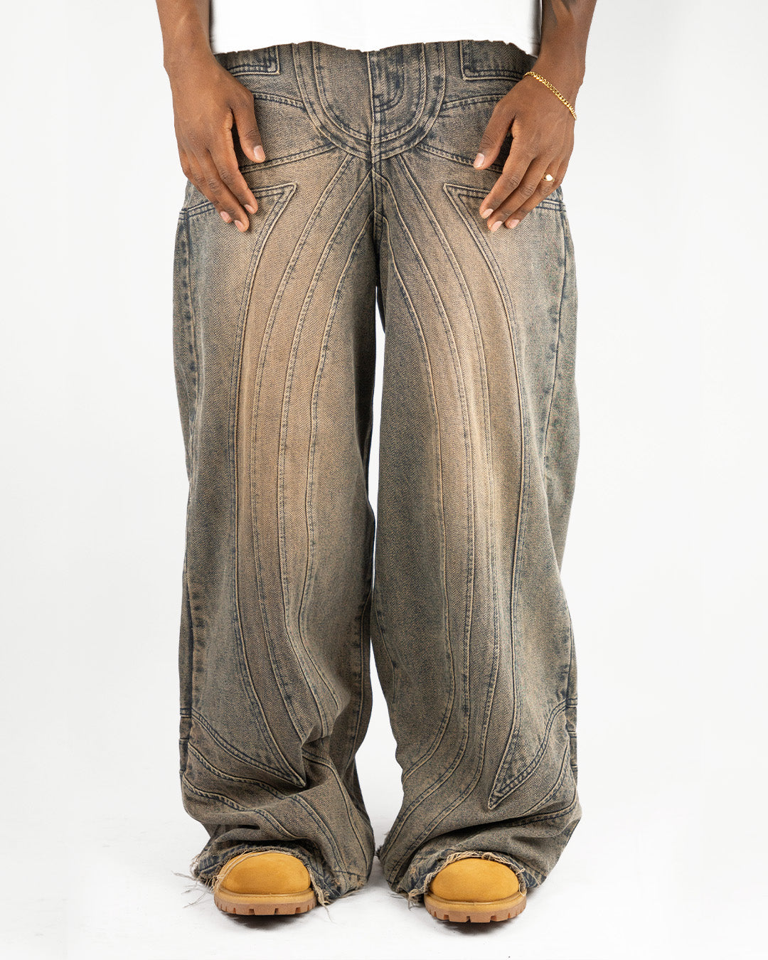 VZNARY "TWIST OF FATE" JEANS