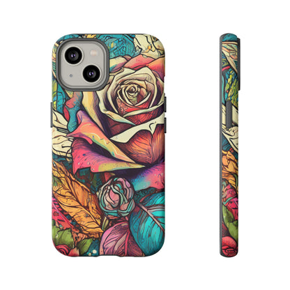 Colorful Roses Tough Phone Case