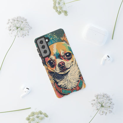 Abstract Chihuahua Tough Phone Cases