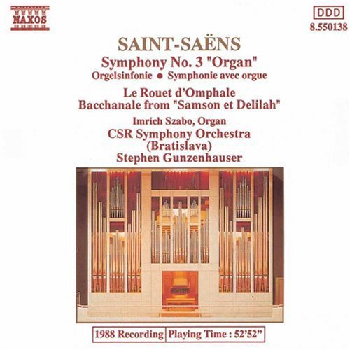 Stephen Gunzenhauser - Symphony 3 "Organ" [CD]