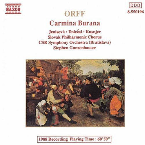 Stephen Gunzenhauser - Carmina Burana [CD]
