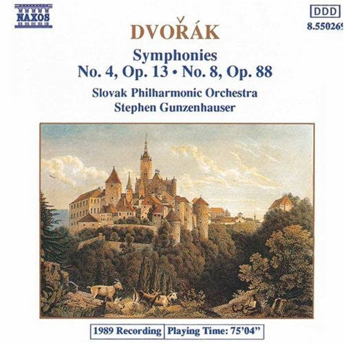 Stephen Gunzenhauser - Symphonies 4 & 8 Music CD
