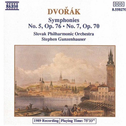 A. DVORAK - Symphonies 5 & 7 Music CD