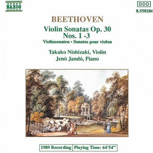 TAKAKO NISHIZAKI - Violin Sonatas Opus 30 1-3 [CD]