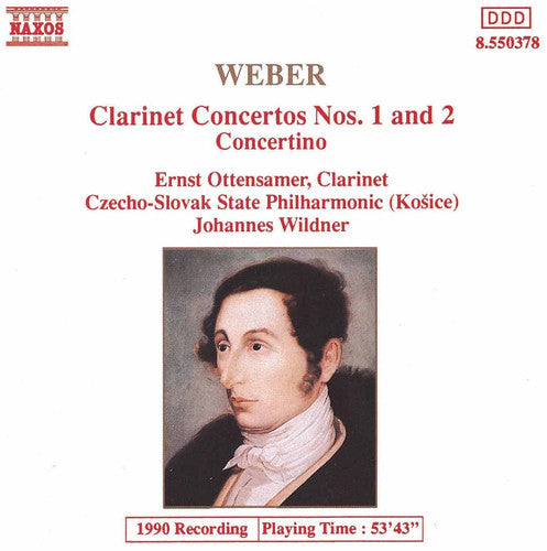 Weber / Wildner / Cssr State Philharmonic - Clarinet Concerti 1 & 2 / Concertino - Music CD