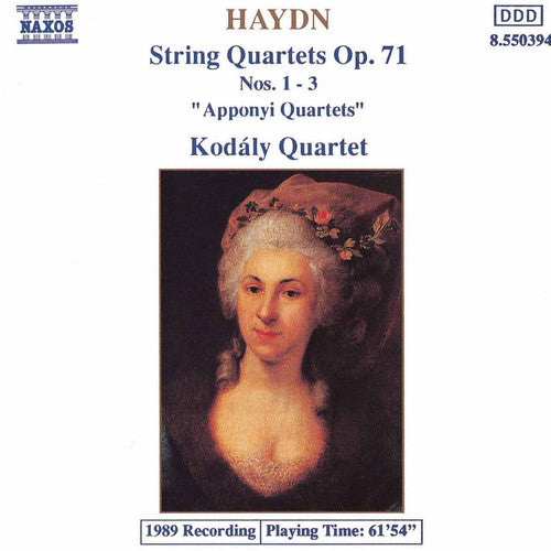 Kodaly Quartet - String Quartets Op 71, 1-3 Music CD