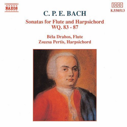 Bach,c.p.e. / Drahos / Pertis - Sonatas For Flute & Harpsichord - Music CD