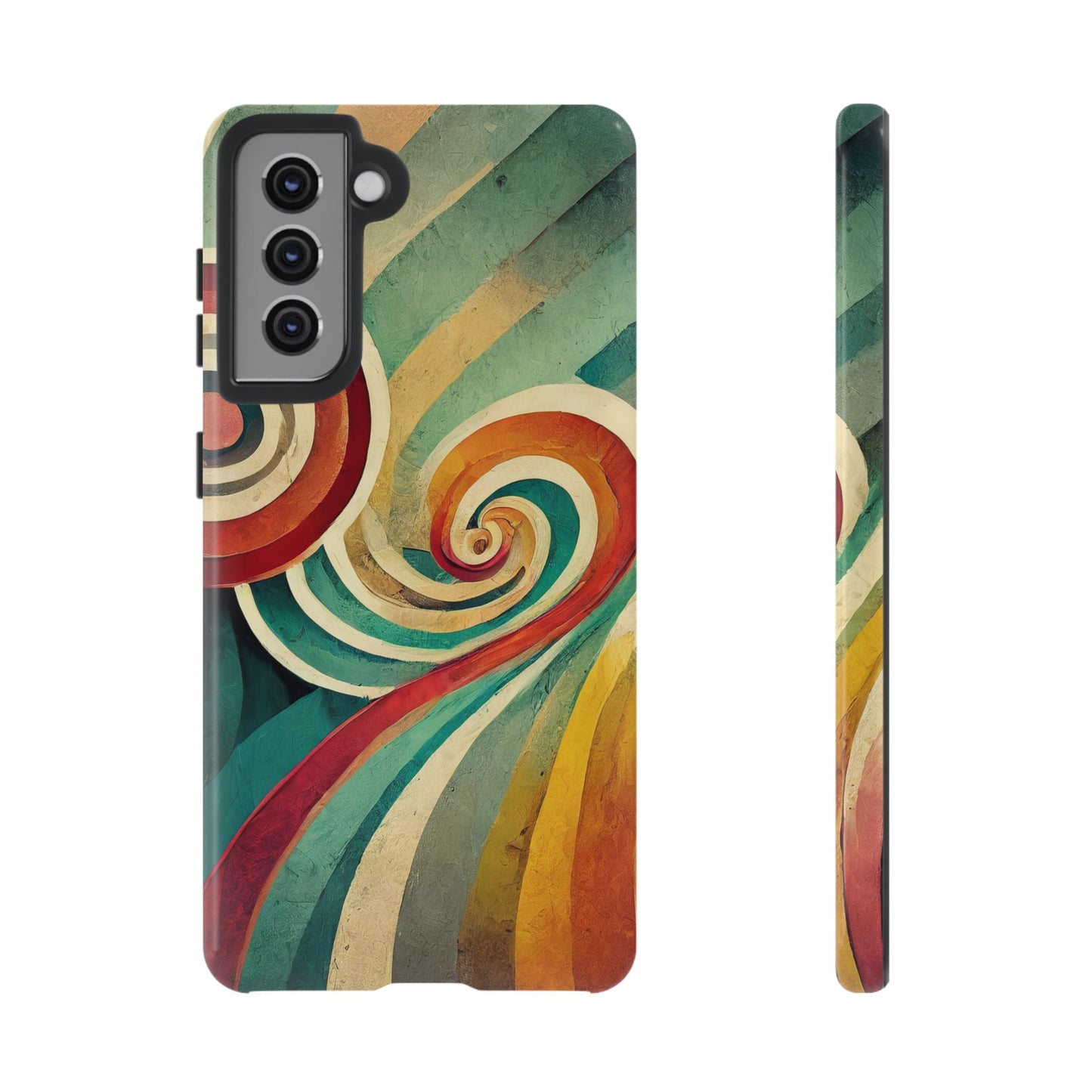 Colorful Swirl Tough Phone Case