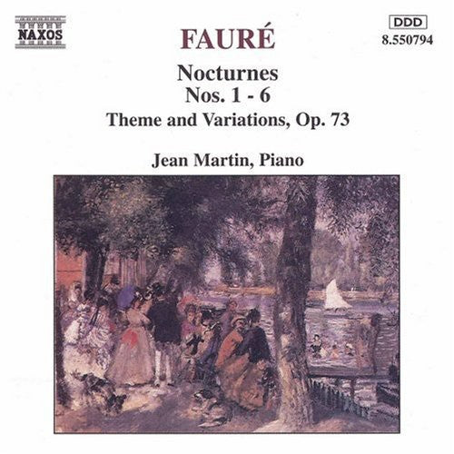 JEAN MARTIN - Nocturnes 1-6 / Theme & Variations [CD]