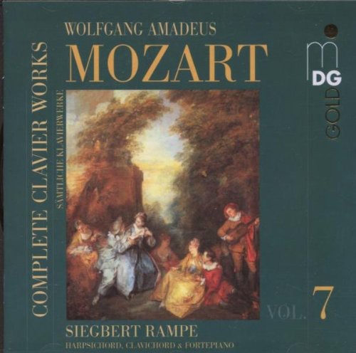 W.A. Mozart - Complete Clavier Works 7 Music CD