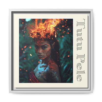 Tūtū Pele Aziza & Fae Matte Canvas Framed