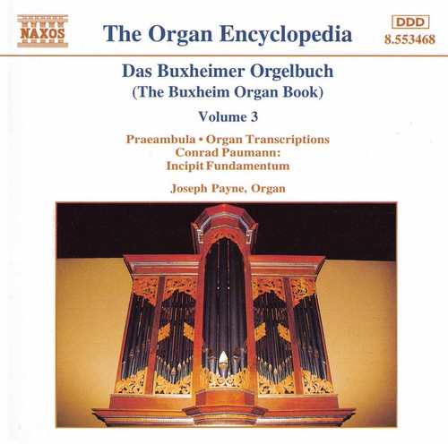 Joseph Payne - Buxheim Organ Book 3 [CD]