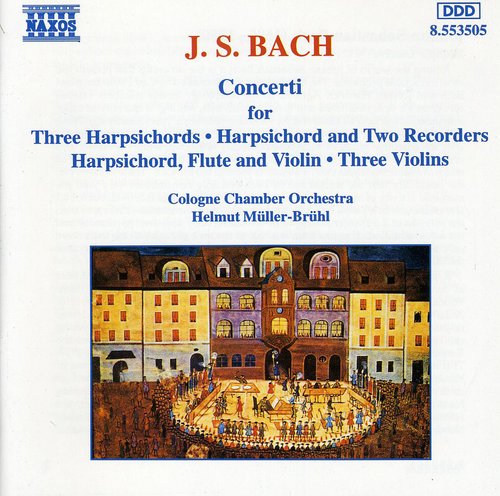 Cologne Chamber Orchestra - Concerti for Harpsichord Flute & Violin Music CD