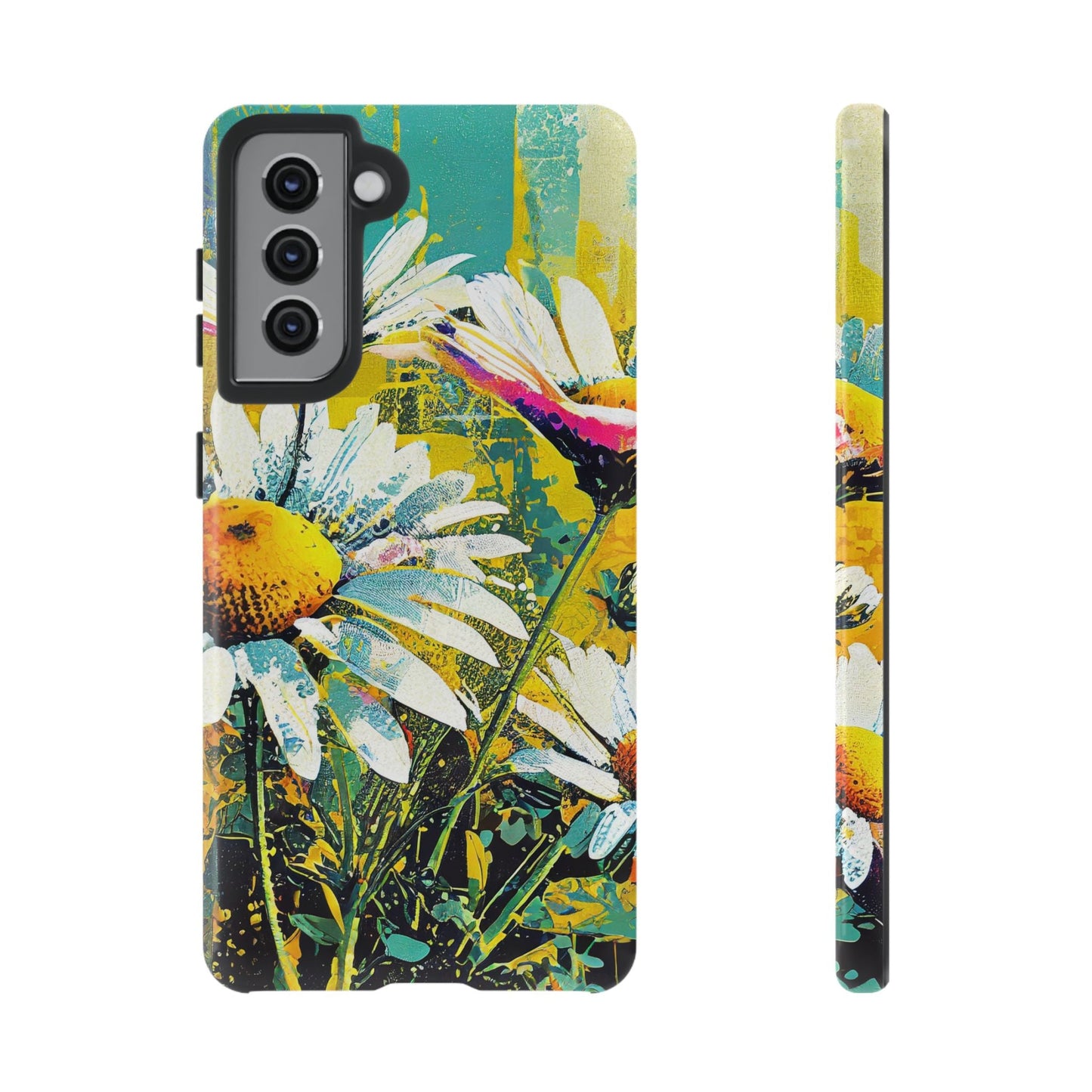 Colorful Daisy Floral Tough Phone Case