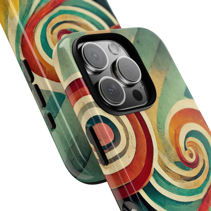 Colorful Swirl Tough Phone Case