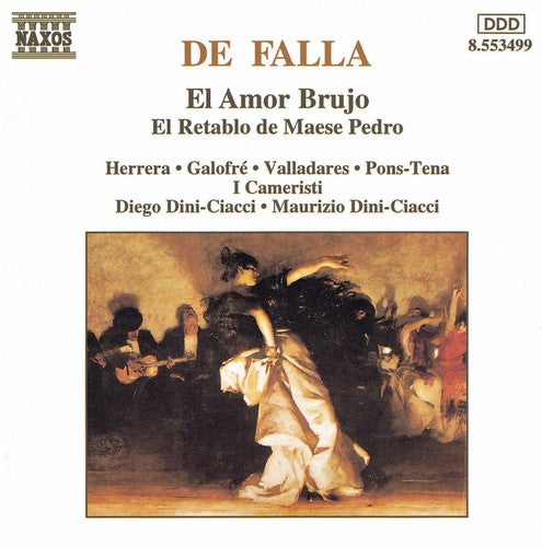 Falla / I Cameristi - El Amor Brujo / El Retablo De Maese Pedro - Music CD