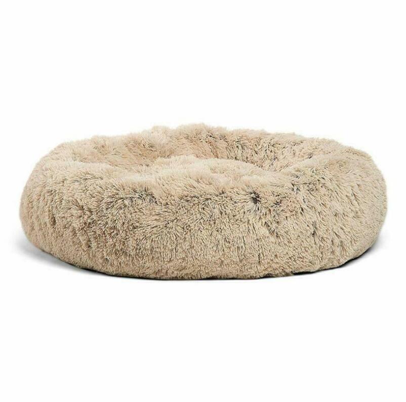 Round Small Dog Plush Bed