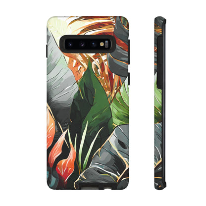 Tropical Leaf Tough Phone Case