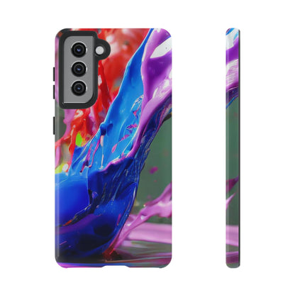 Vibrant Color Splash Tough Phone Case