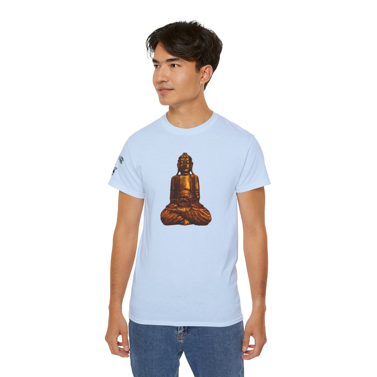 Fine Art Buddha Carving Print Unisex Ultra Cotton Tee