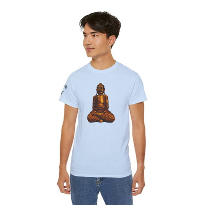 Fine Art Buddha Carving Print Unisex Ultra Cotton Tee