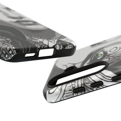 Green Eyed Devilish Beauty Tough Phone Case