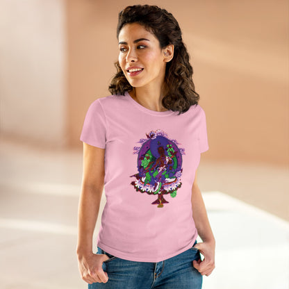 Buddha Pastel Sketch Women's Cotton Tee
