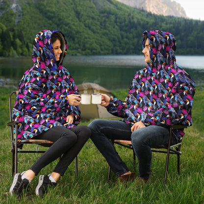 Rad Palm Toucan Attack Snug Hoodie